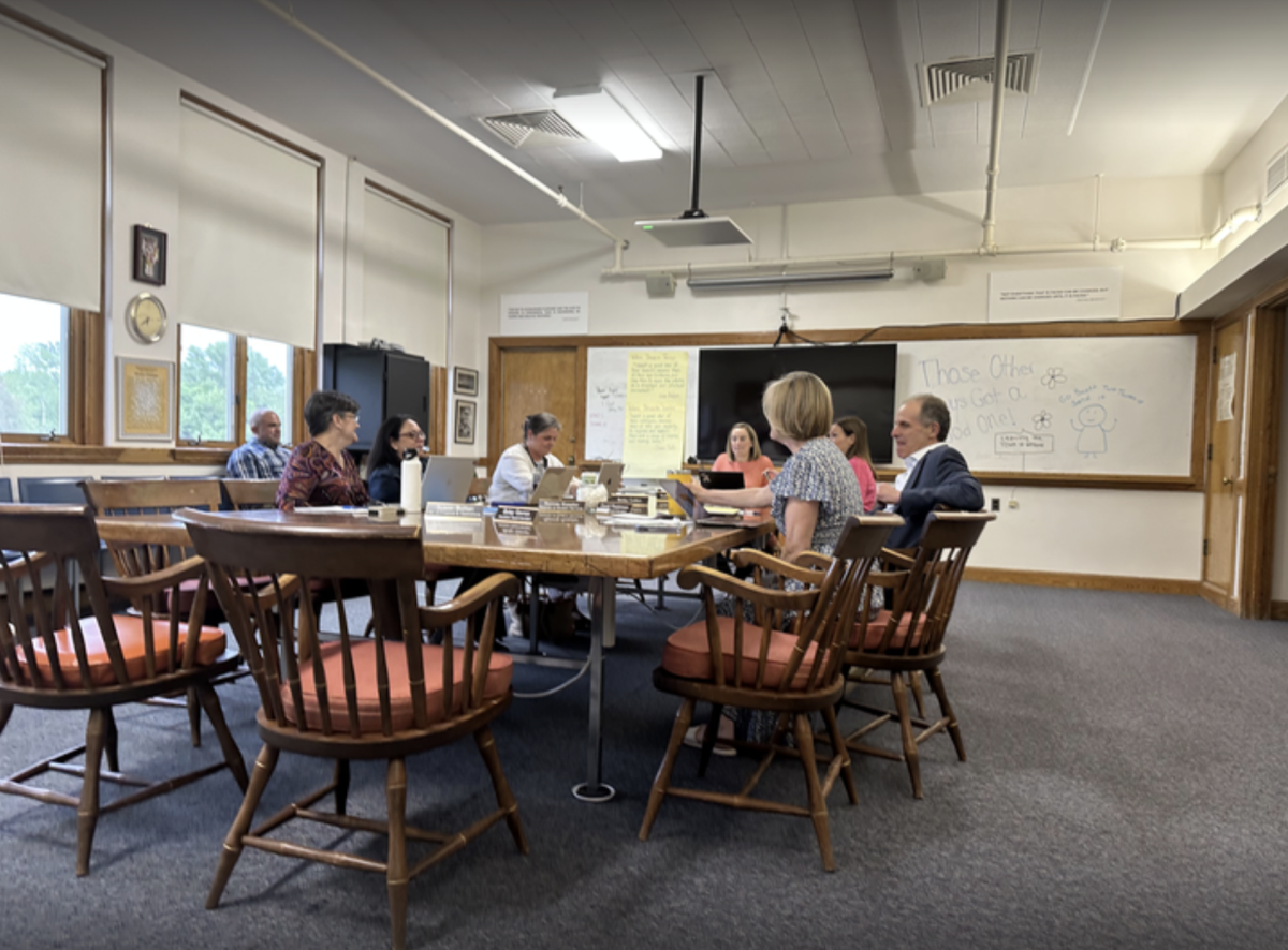 Last Wednesday, the Wayland School Committee gathered to discuss a number of topics regarding the health curriculum and Innovation Career Pathway course. Another large topic of conversation was the ways to potentially mitigate distracting cell phone usage. "These [phones] are going to distract your learning and social relationships," Superintendent David Fleishman said. "That's concrete right there."
